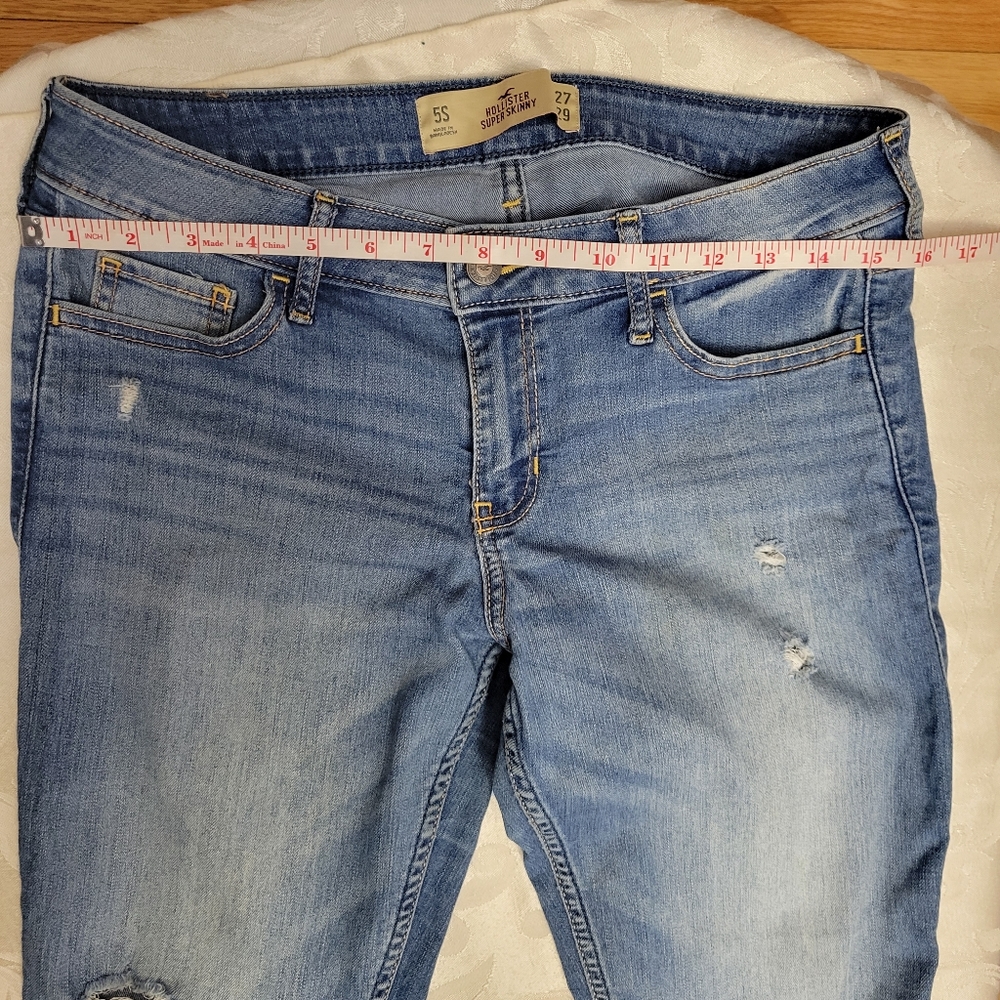 Hollister Distressed Jeans wt 27 - Picture 14 of 15